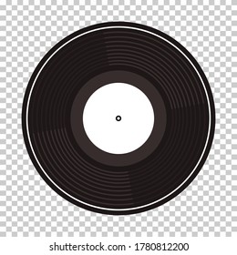 vintage Music Vinyl disc design