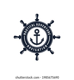 Vintage Nautical Adventure Navigation Vector Logo Designs