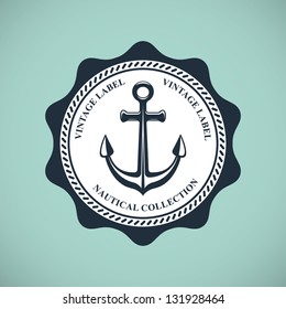 vintage nautical emblem