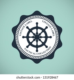 vintage nautical emblem