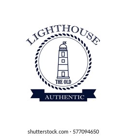 Vintage nautical label