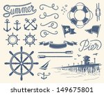 Vintage nautical set