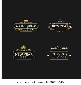 vintage new year 2021 free vector