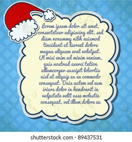 Vintage New Year background template