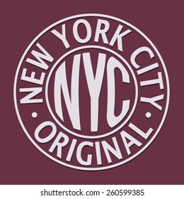 Vintage New York typography, t-shirt graphics, vectors