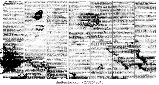 Fondo de la textura del grunge del diario de Antiguas con el ruido angustiado del papel y el efecto abstracto del collage