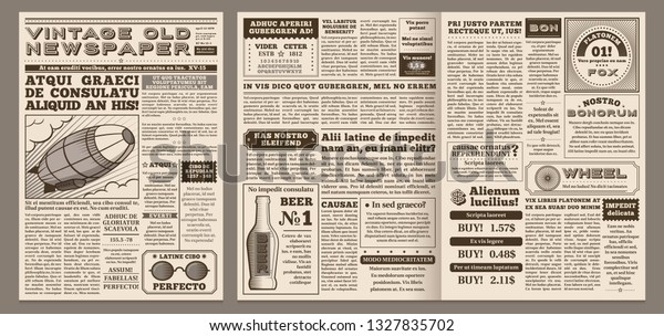 Newspaper Template Free from image.shutterstock.com