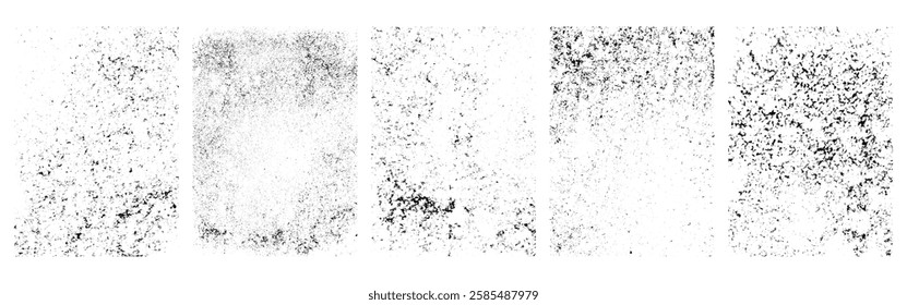 Vintage Noise and Grunge Textures for Creative Design.Simply Place illustration over any Object