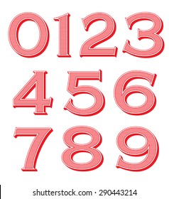 Vintage Numbers Set