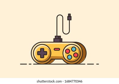 Vintage object from the 80s and 90s. Symbol of pop culture and nastolgia. Old-time technology from the entertainment industry.