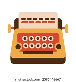 Vintage Object Typewriter Writing Office Icon