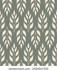 vintage ogee ornate leaves seamless vector pattern pattern, textile, wallpaper, packaging, wrapping