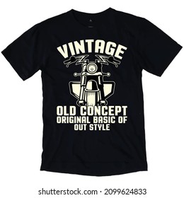 VINTAGE OLD CONCEPT ORIGINAL BASIC OF OUT STYLE, T-shirt Design.