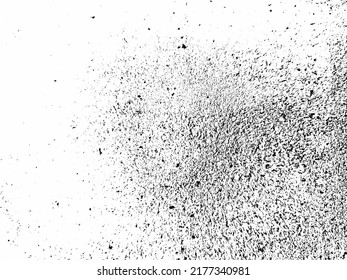Vintage old dust scratched grunge texture on isolated black backgroundWhite vintage dust scratched background, distressed old text.Black grunge texture. Place over any object create black dirty.