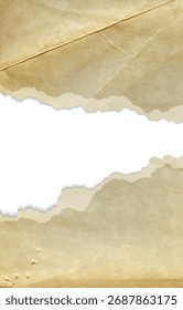 Vintage old paper background with space for text or image