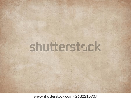 Vintage old paper background texture, brown aged crumpled parchment surface
