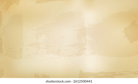 Vintage old paper background vector with grunge texture. Aged or retro paper texture design in brown colors.