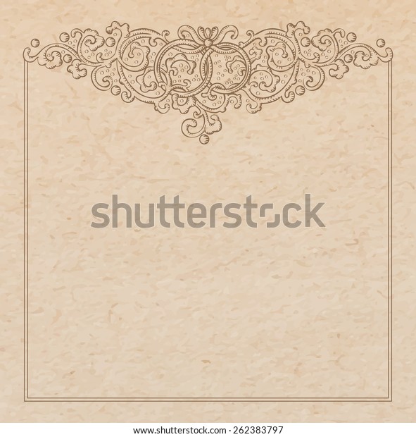 Vintage Old Paper Texture Vector Vignette Stock Vector (Royalty Free ...