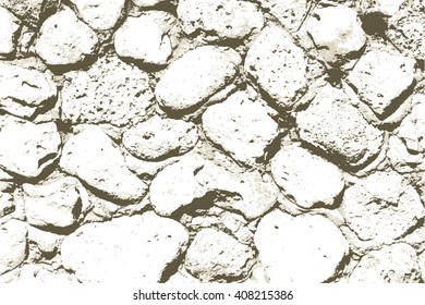 Vintage old stonework wall grunge background  texture pattern, for architectural design