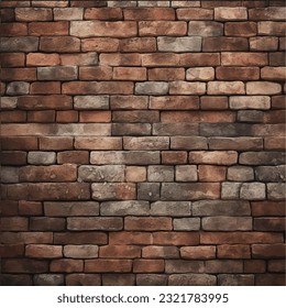 Vintage Old Style Brick Wall Background