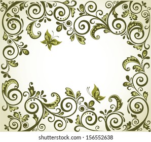 Vintage olive decoration