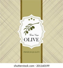 Vintage olive labels