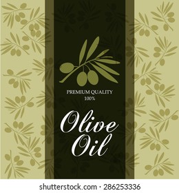 Vintage olive labels design
