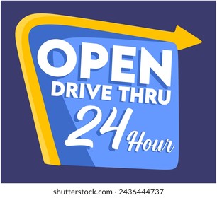 vintage open drive thru 24 hour