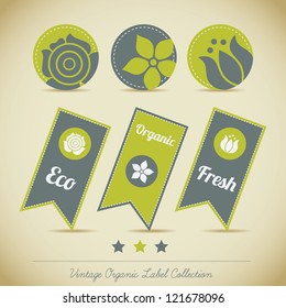 Vintage Organic Label Collection