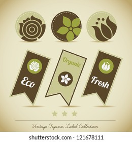 Vintage Organic Label Collection