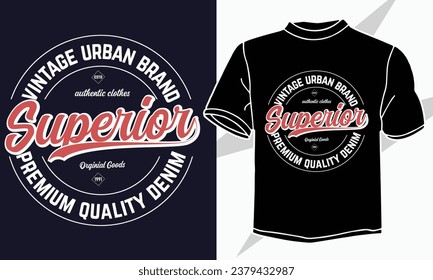 Vintage original typography set. Retro print for t-shirt design. 