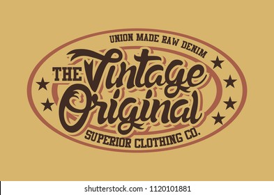 vintage original vector art