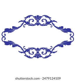 Klassisches Ornament. Border-Ornament. Geeignet für Hochzeitseinladungskarten