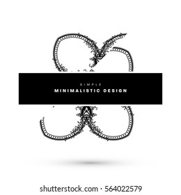 Vintage Ornament Card Vector Template. Flourishes Frame with Retro Elements. Luxury Invitation Design