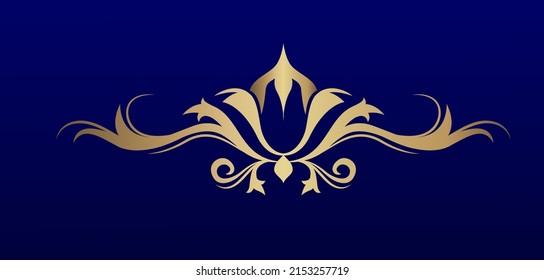 vintage ornament classic border vector