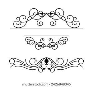 Vintage ornament collection with elegant style