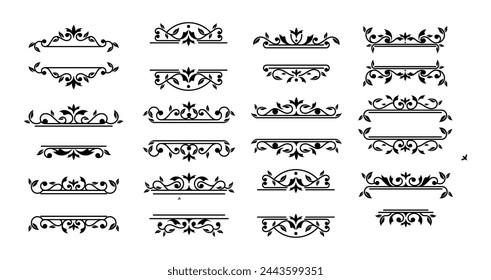 Vintage ornament collection with elegant style