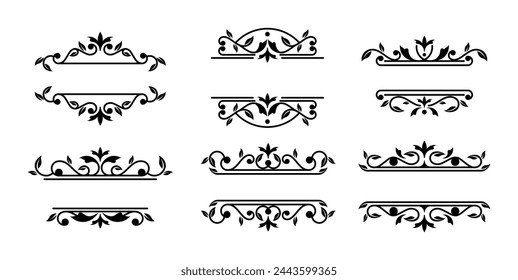 Vintage ornament collection with elegant style