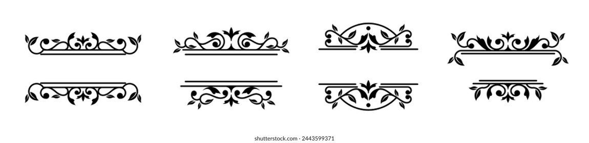 Vintage ornament collection with elegant style