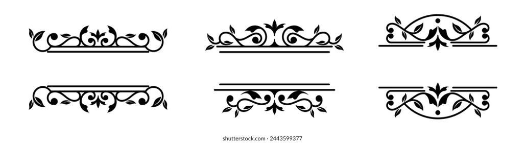 Vintage ornament collection with elegant style