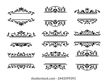Vintage ornament collection with elegant style