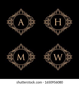 vintage ornament decoration vector element border
