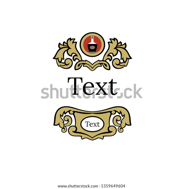 Vintage ornament and decorative divider for\
greeting card / labels / packaging . Vector illustration.\
Patternfor easy\
editing.