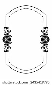 Vintage ornament frame. Decorative border frames, retro style divider. Elegant vintage frame and wedding ornaments Isolated icons vector set. Calligraphic filigree black ink borders collection