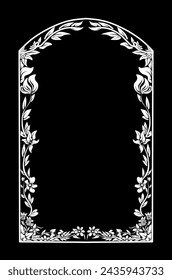 Vintage ornament frame. Decorative border frames, retro style divider. Elegant vintage frame and wedding ornaments Isolated icons vector set. Calligraphic filigree black ink borders collection