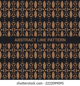 Vintage ornament line pattern design	