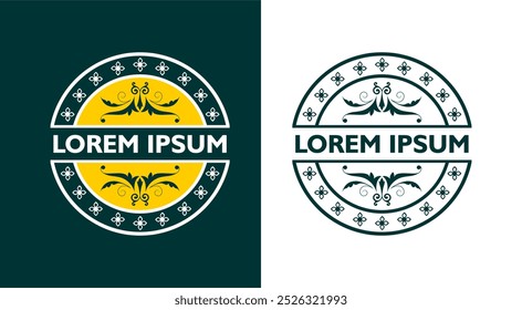 vintage ornament logo inspiration for your business