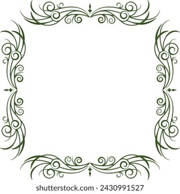 Vintage Ornament of Natural Frame