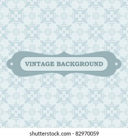 Vintage ornament old textured pattern. Vector background Eps 10.