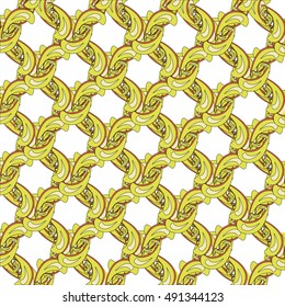  A vintage ornament  pattern,A seamless  vector Illustration